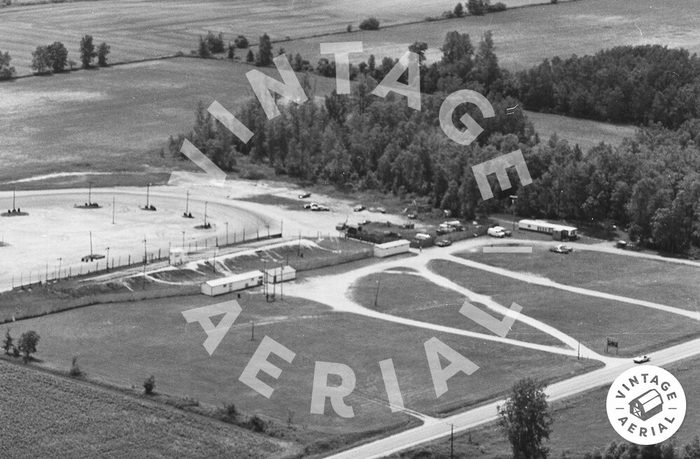 aerial photo Silver Bullet Speedway, Owendale